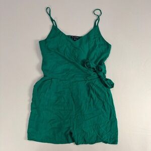 Green One Love Clothing Los Angeles Romper Women's Medium Spaghetti Strap